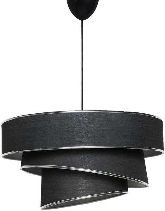 Opviq Lámpara de araña Couper - Negro y Plata Opviq Lámpara de araña Couper - Negro y Plata